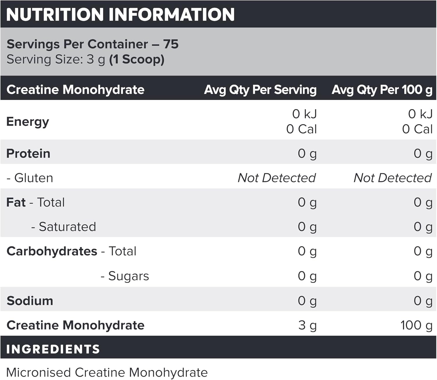 Muscle Nation Creatine Monohydrate