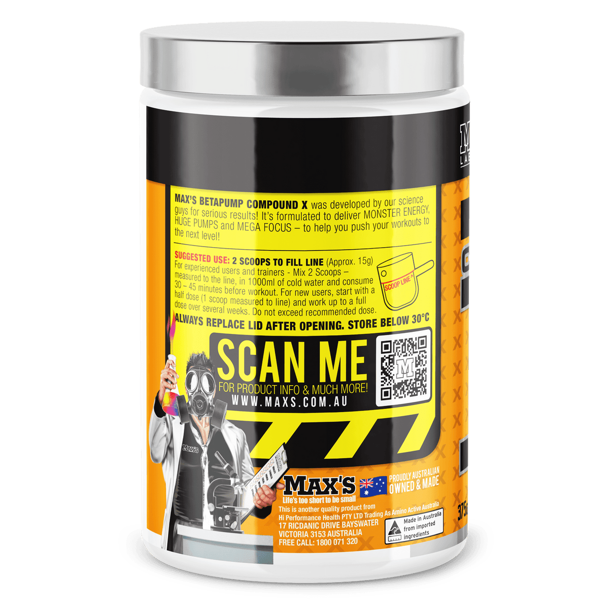 Max's Betapump - Compound X