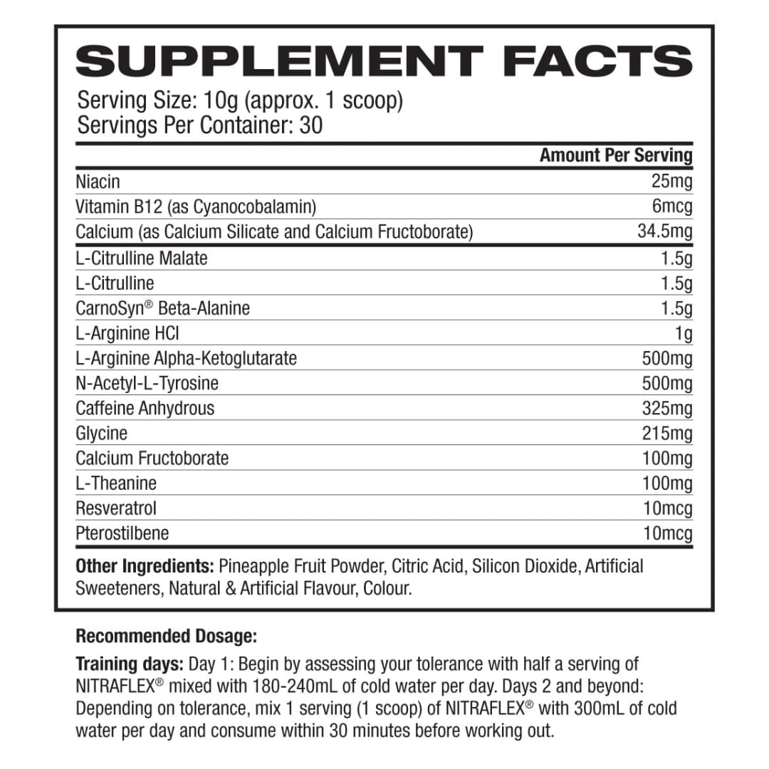 Gat Sport Nitraflex Pre Workout