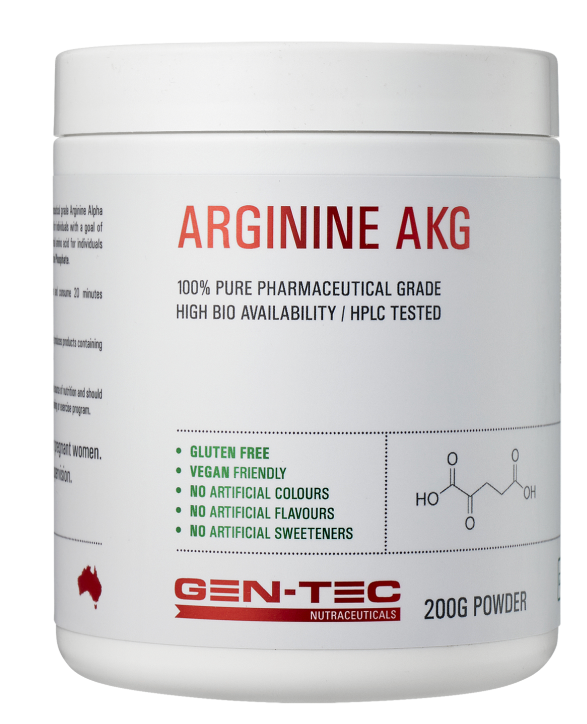 Gen-Tec Nutrition Pure Arginine Akg