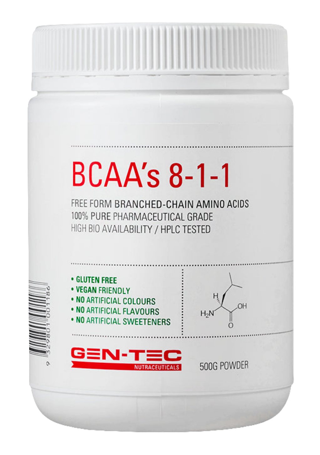Gen-Tec Nutrition Pure BCAA's  Amino Acids