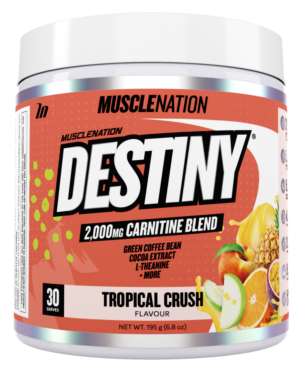 Muscle Nation DESTINY Pre Workout Fat Burning Loss & Energy Boost