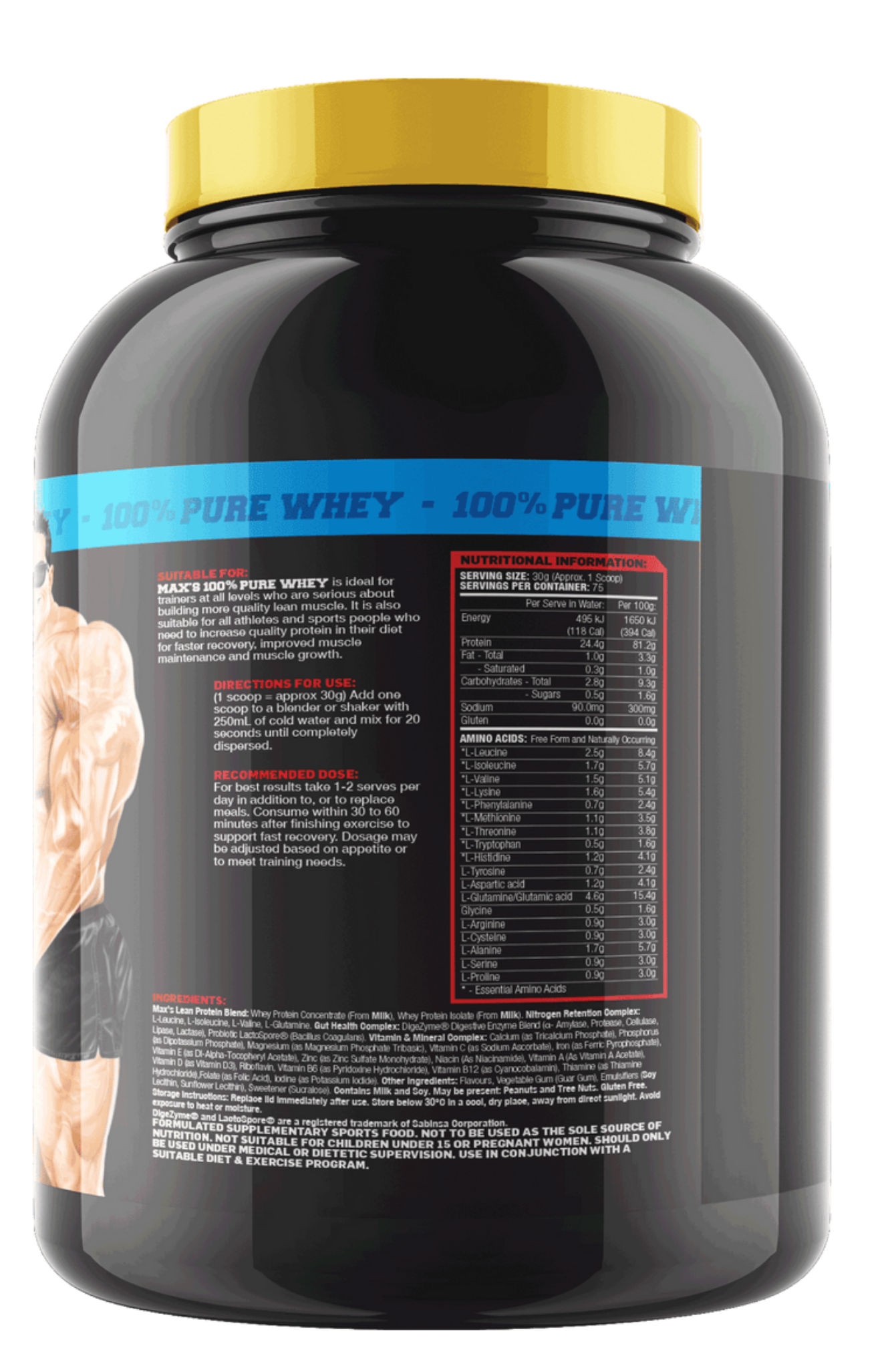 Max's 100% Whey Protein