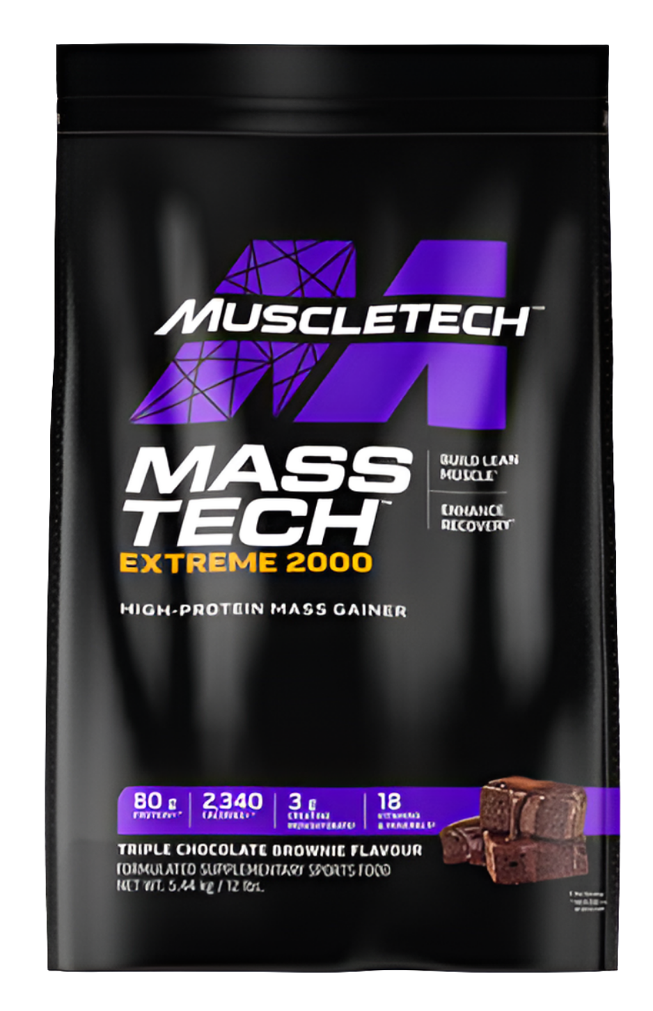 MuscleTech Mass Tech Extreme 2000 Mass Gainer Protein Powder