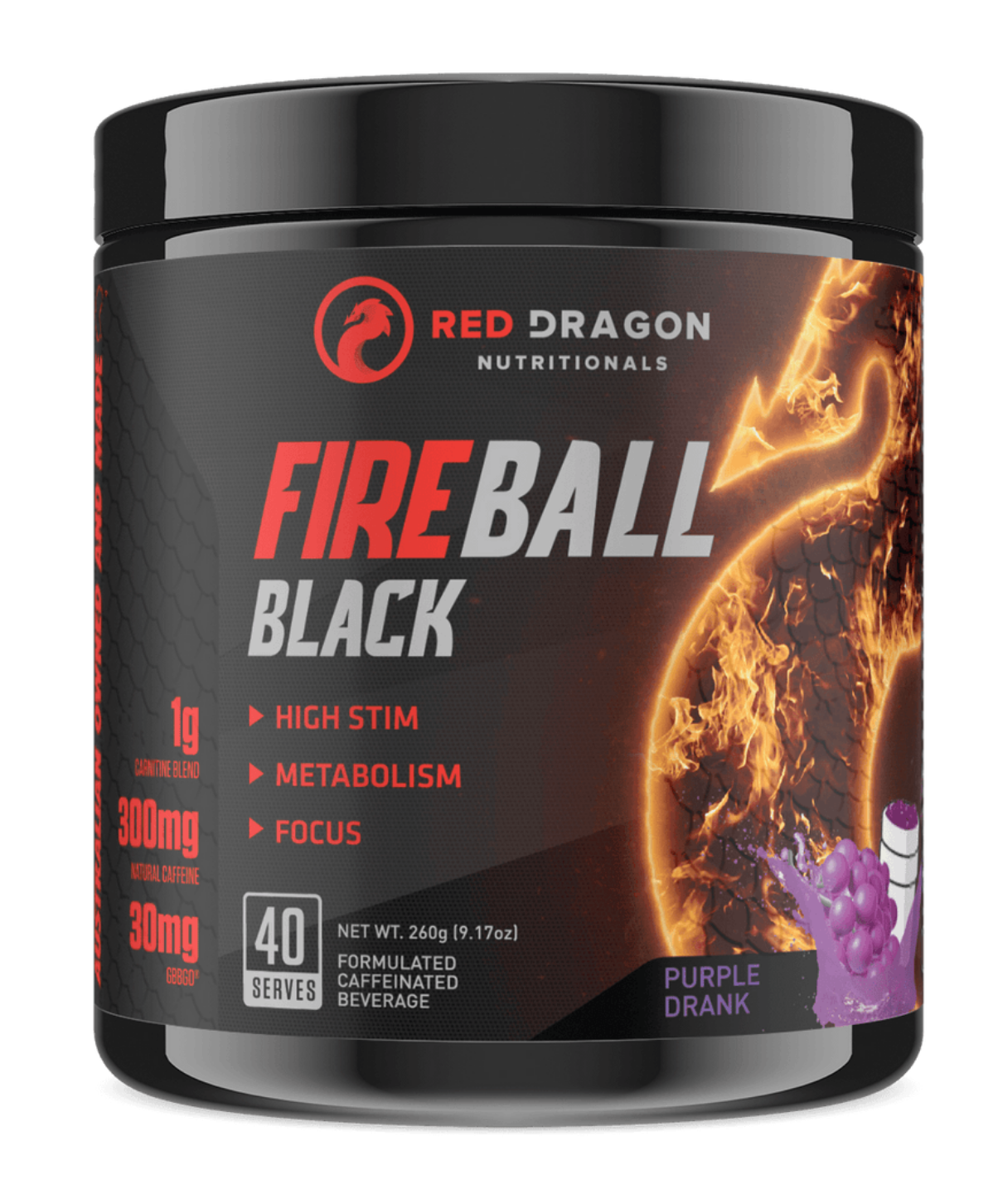Red Dragon Nutritionals Fireball Black