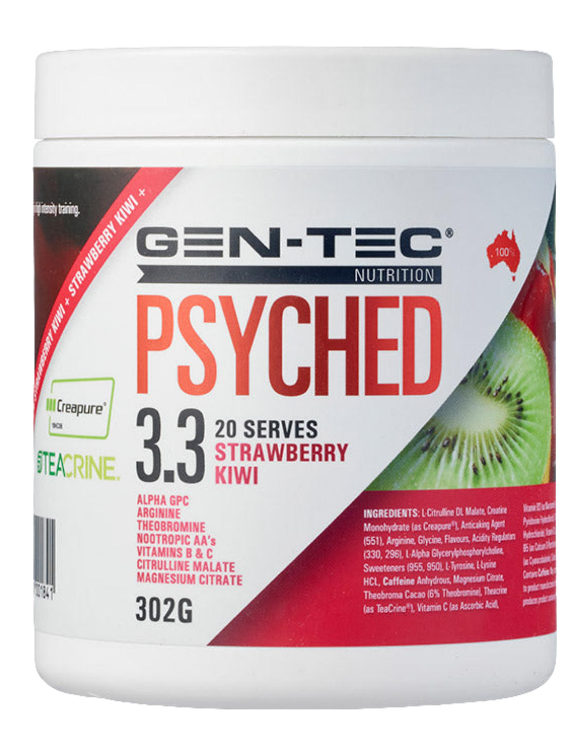 Gen-Tec Nutrition Psyched 3.3 Pre Workout
