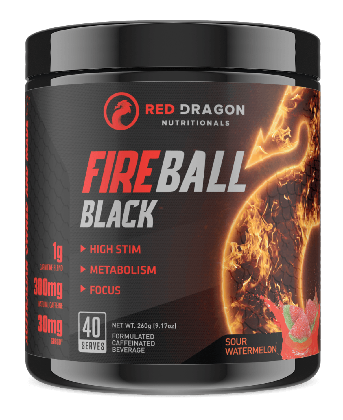 Red Dragon Nutritionals Fireball Black