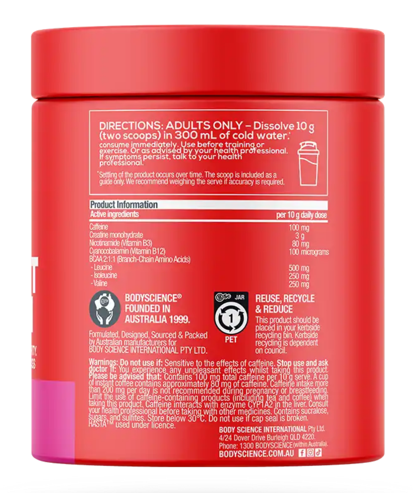 Body Science K-OS Pre-Workout