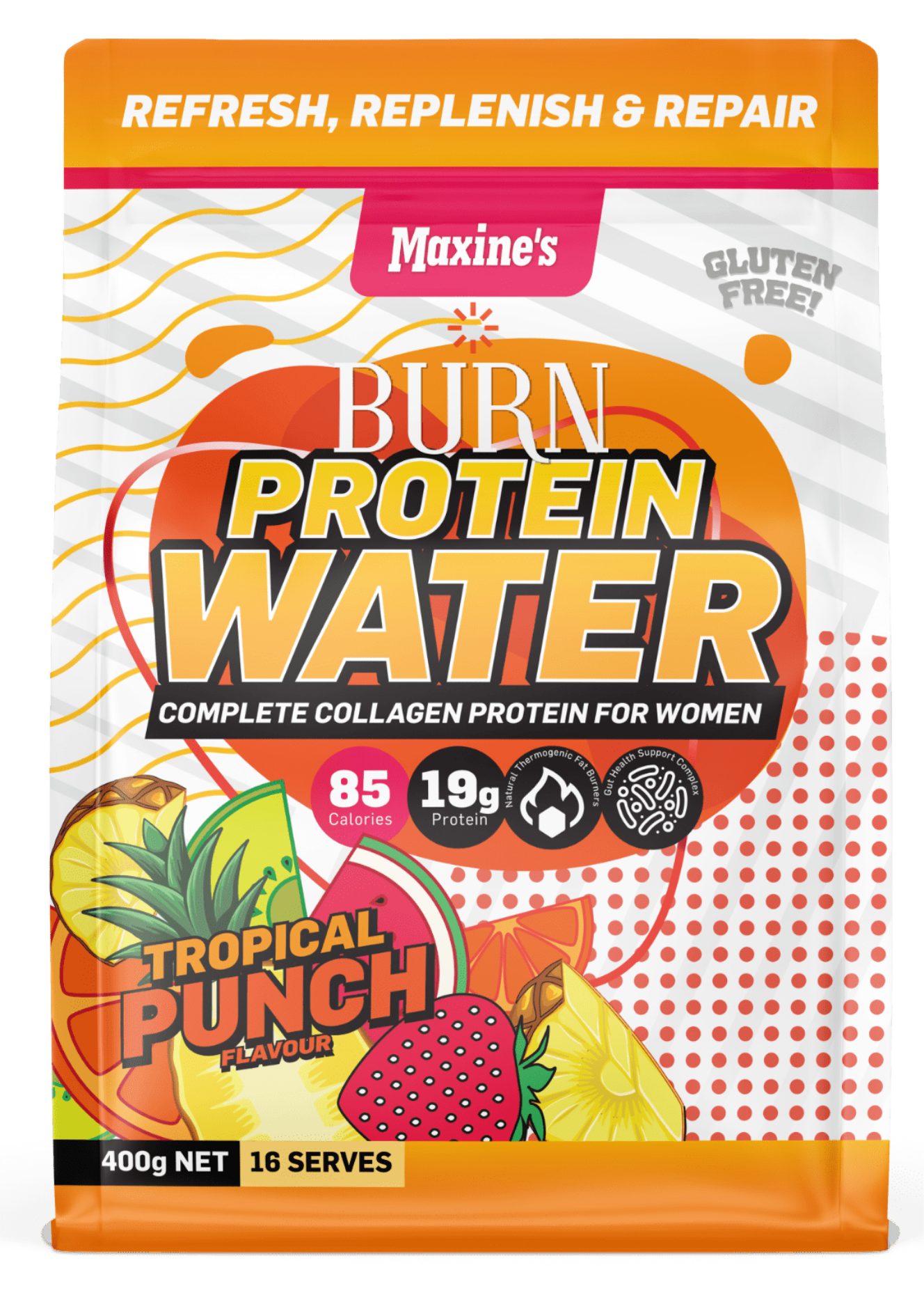 Maxine's Burn Protein Water + Collagen Protein
