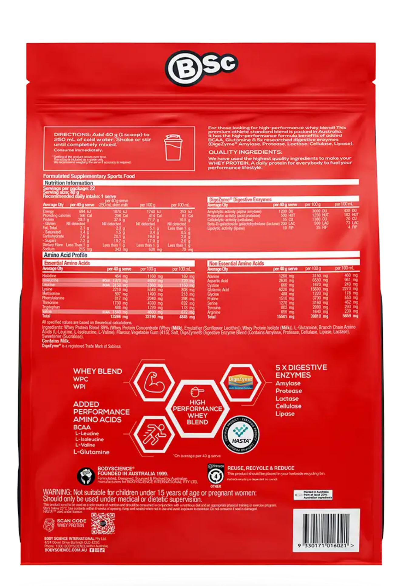 Body Science Whey Protein