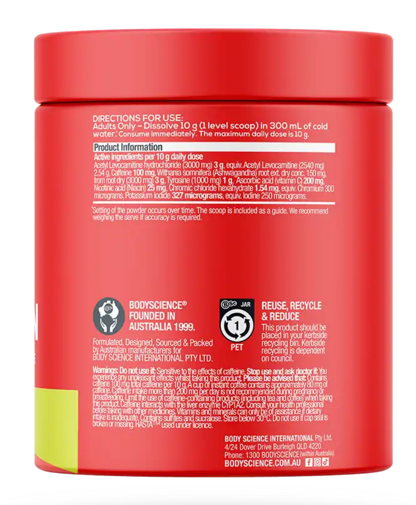 Body Science Shred Carnitine