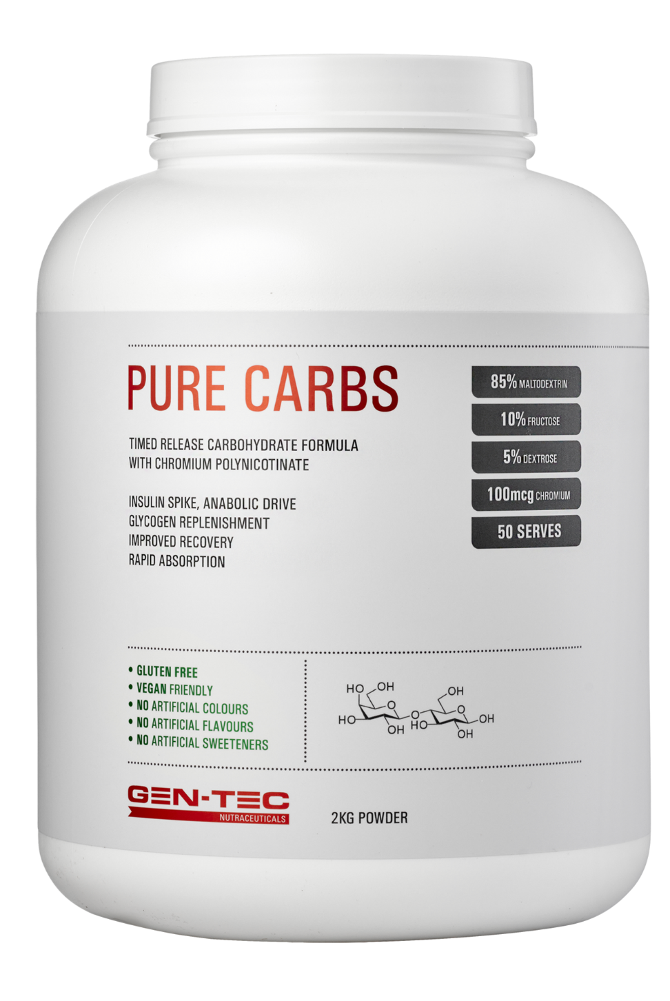 Gen-Tec Nutrition Pure Carbs (Vegan)