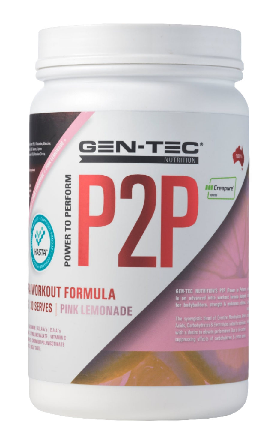 Gen-Tec Nutrition P2P Advanced Intra Workout Formula 900g