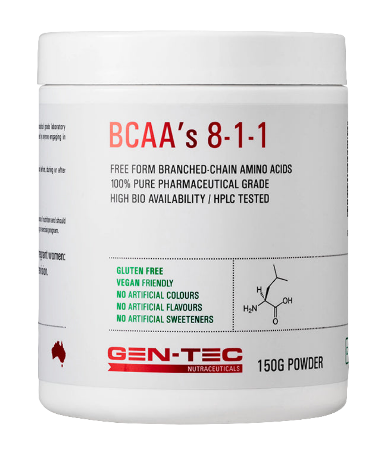 Gen-Tec Nutrition Pure BCAA's  Amino Acids