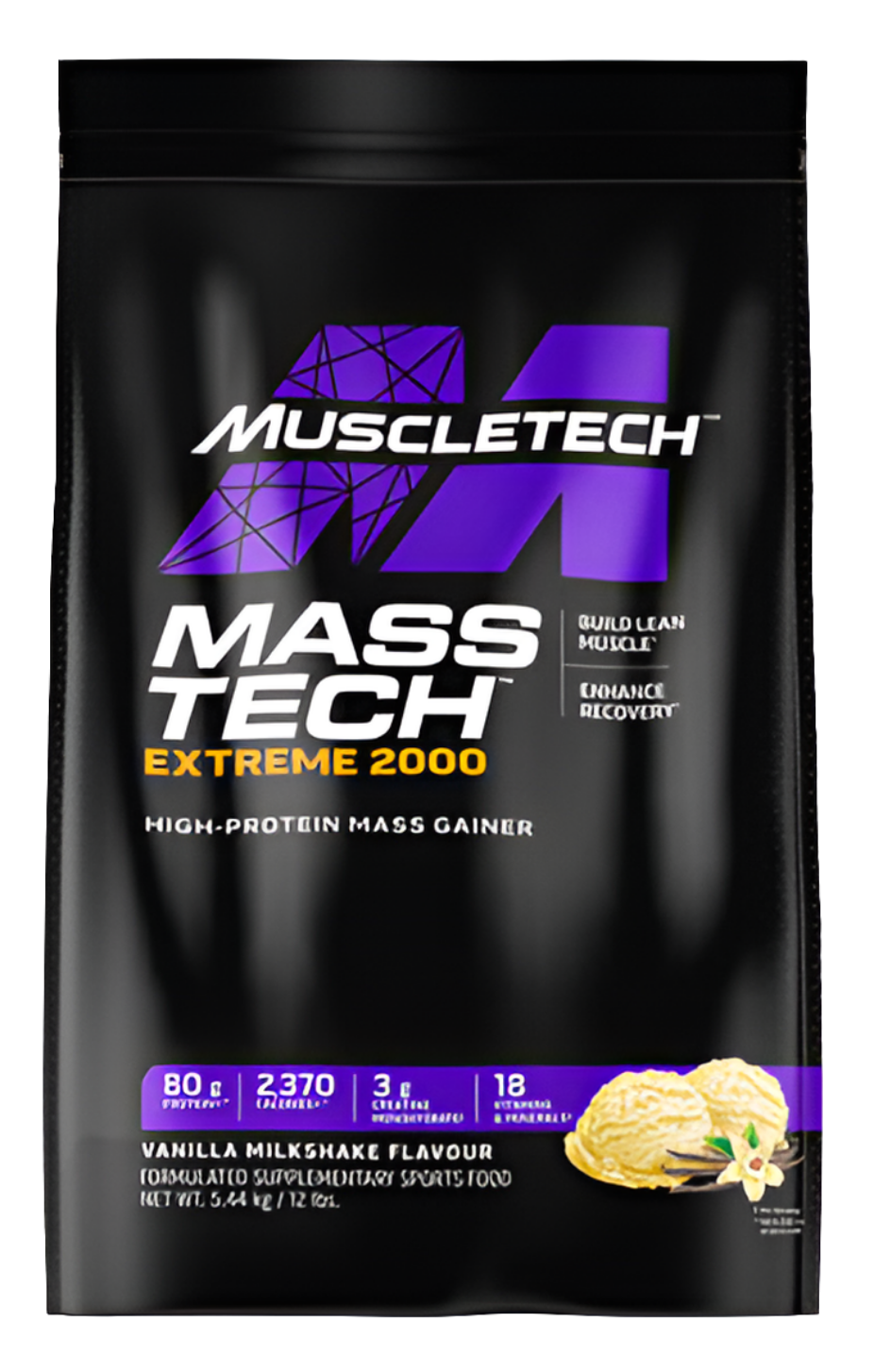 MuscleTech Mass Tech Extreme 2000 Mass Gainer Protein Powder