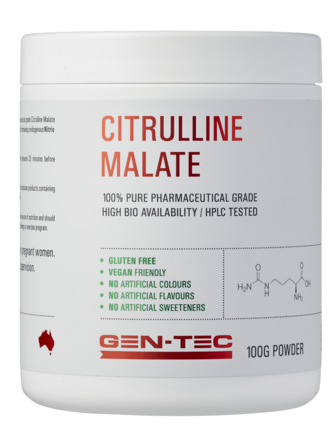 Gen-Tec Nutrition Pure Citrulline Malate
