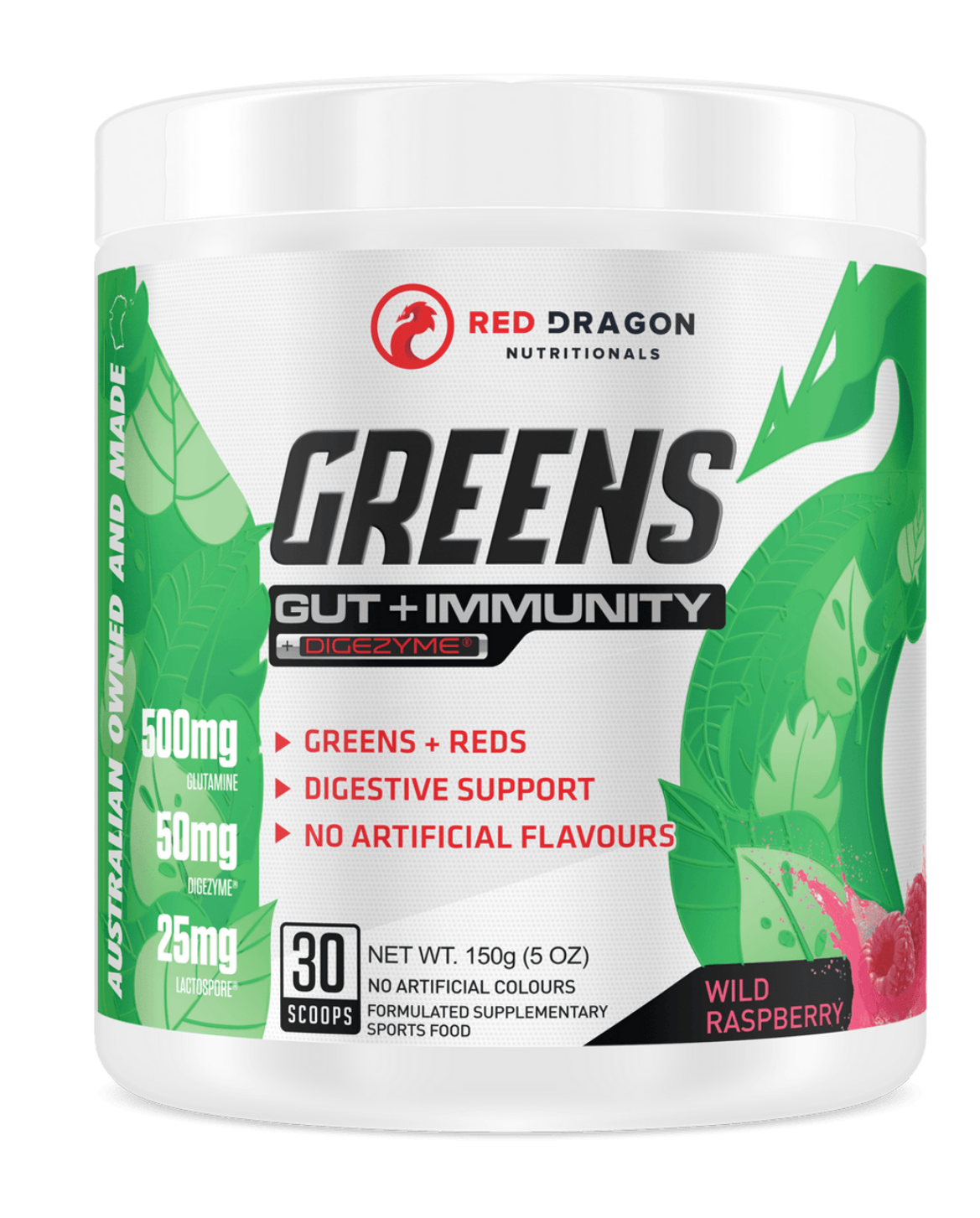 Red Dragon Nutritionals Greens Gut Plus Immunity