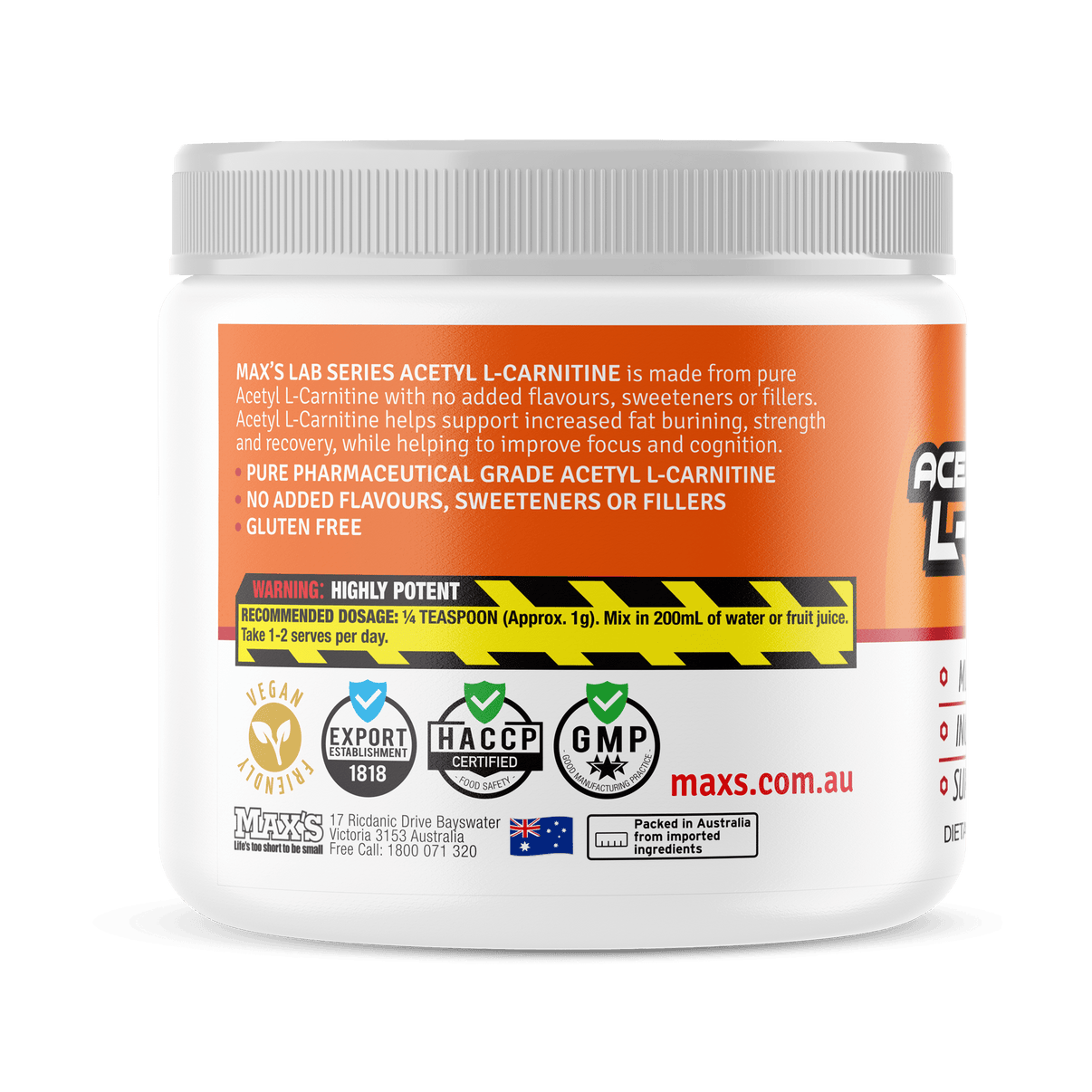 Max's Acetyl L-carnitine