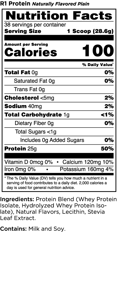 Rule 1 R1 Protein Isolate (wpi)