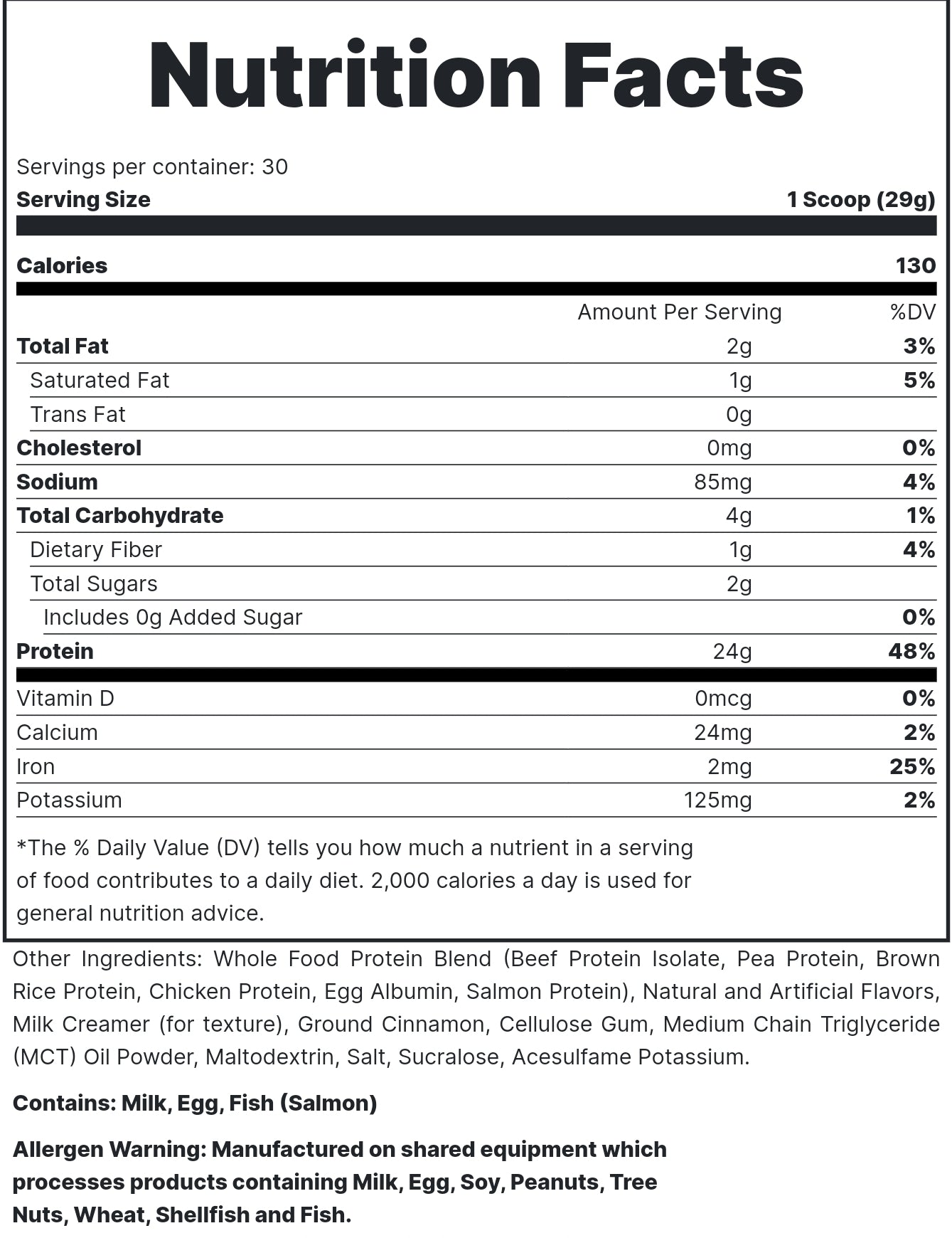Redcon1 Mre Lite Whole Food Protein