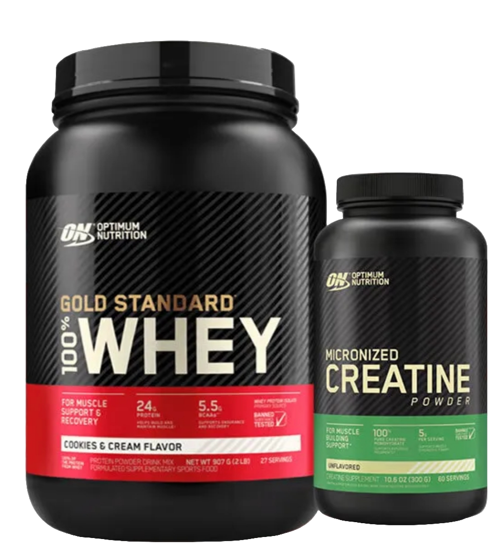 Optimum Nutrition 100% Whey Protein + Optimum Nutrition Creatine 60 Serves