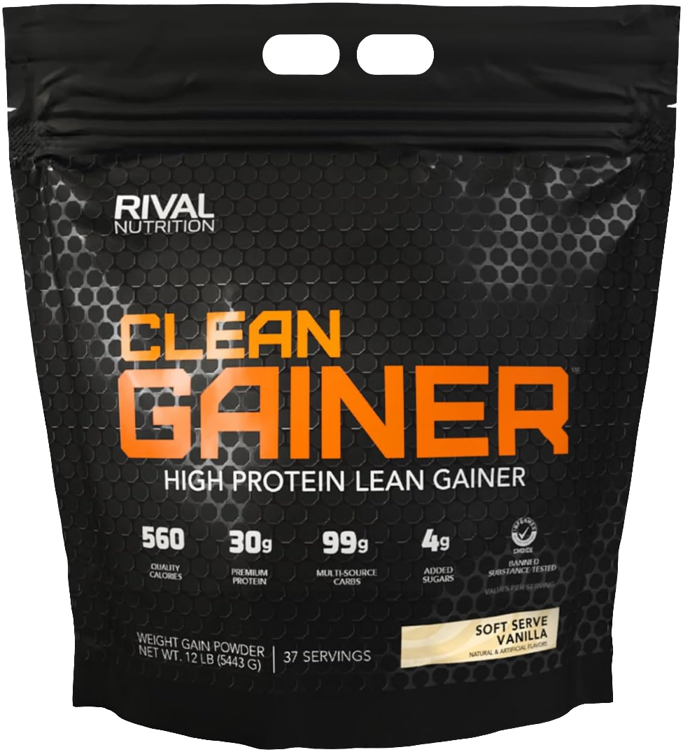 Rival Nutrition Clean Gainer High Calorie Protein Mass Gainer