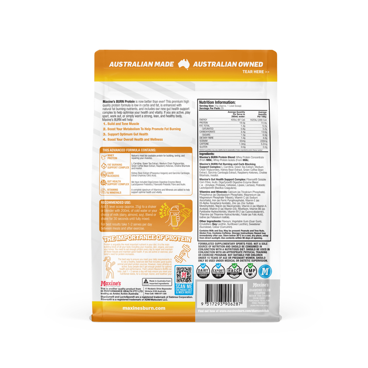 Maxine's Burn Protein