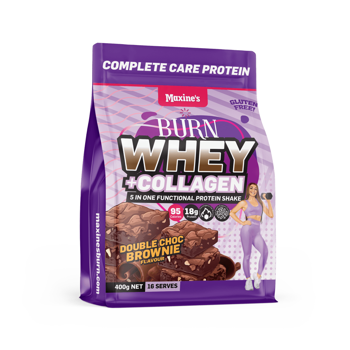 Maxine's Burn Whey + Collagen Protein