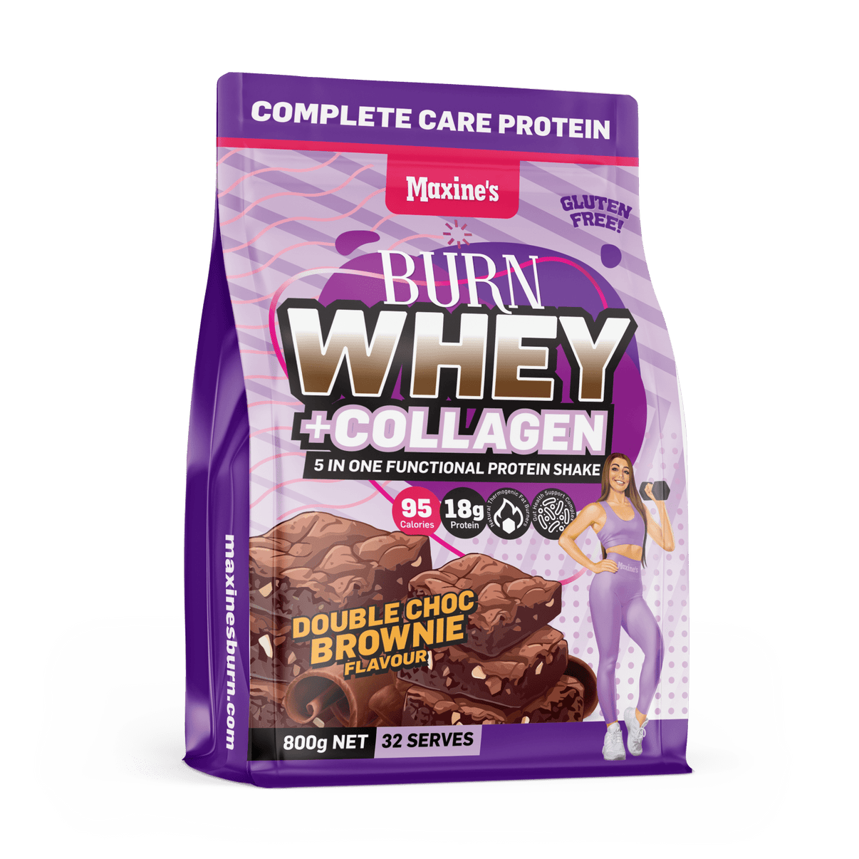 Maxine's Burn Whey + Collagen Protein