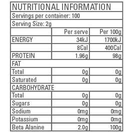 Gen-Tec Nutrition Pure Beta Alanine
