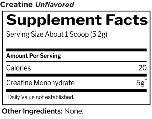 Rule 1 Creatine