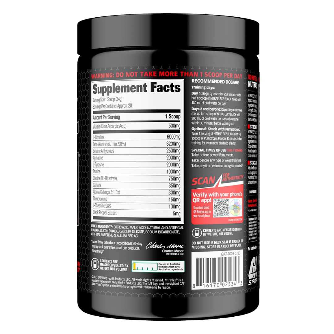 Gat Sport Nitraflex Black