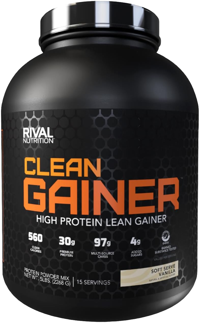 Rival Nutrition Clean Gainer High Calorie Protein Mass Gainer