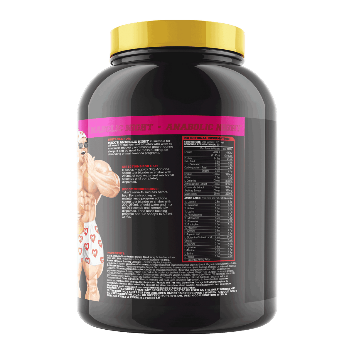 Max's  Anabolic Night + Max's Creatine Monohydrate Stack