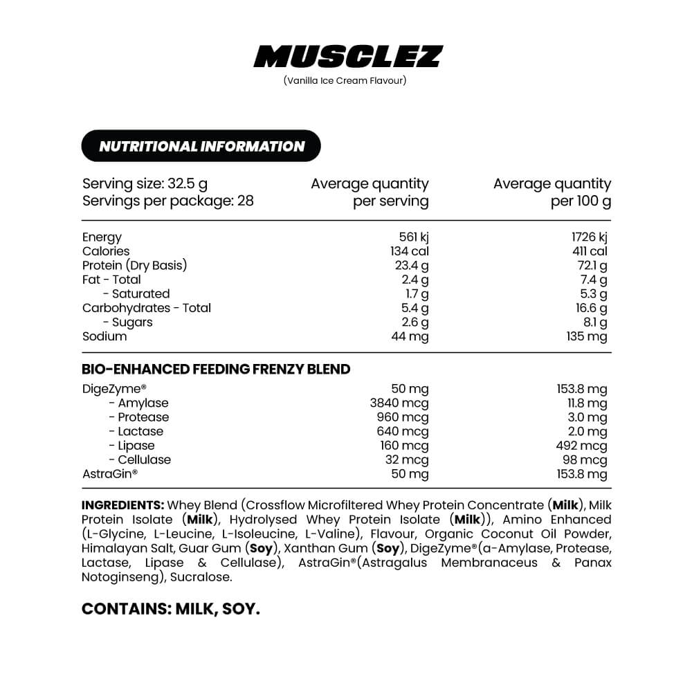 Zombie Labs MUSCLEZ Bio-Enhanced Whey Protein
