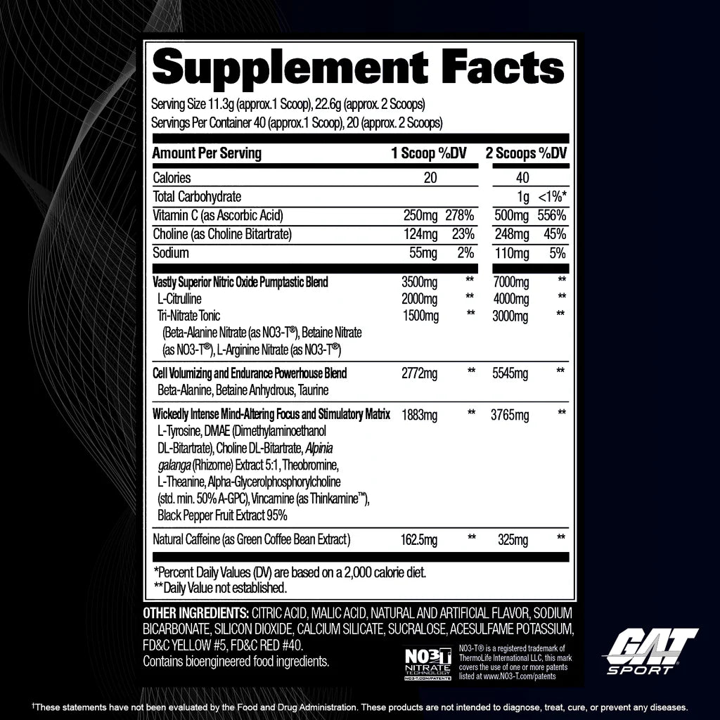 Gat Sport Nitraflex Black